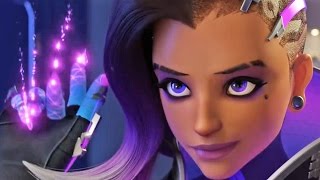Overwatch - Every SOMBRA Video | Animated Short, Abilities, Back Story