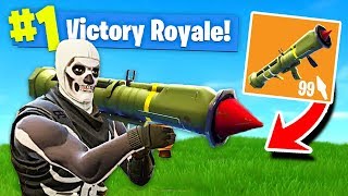*NEW* LEGENDARY GUIDED MISSILE LAUNCHER Gameplay In Fortnite: Battle Royale