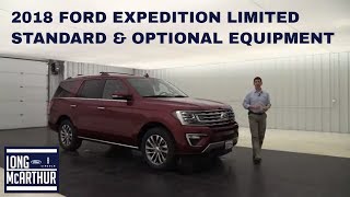2018 FORD EXPEDITION LIMITED OVERVIEW: STANDARD & OPTIONAL EQUIPMENT