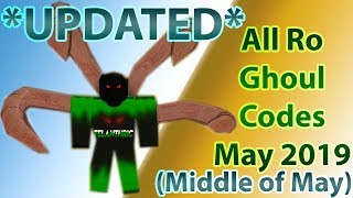 All Ro Ghoul Codes *20 CODES* | 2019 May (Middle of May)