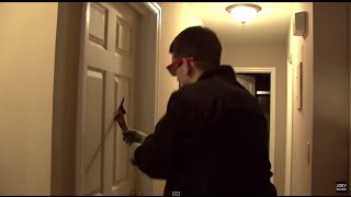 Bashing Sister's door - Funny Pranks on Family