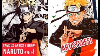 Famous Manga Artists Naruto ナルト Drawings