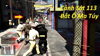 GTA 5 Cảnh Sát 113 + Bộ Đội Biên Phòng Truy Bắt Ổ Ma Túy Giữa Chợ Bị Phục Kích Bắn Nhau Loạn Xạ