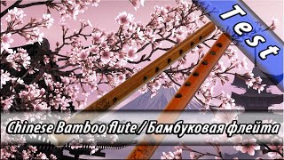 Test Chinese bamboo flute / Китайская бамбуковая флейта AliExpress