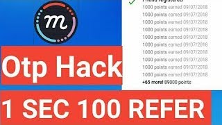 Mcent Browser Unlimited Otp ONLINE Refer Bypass Script 1 second 100 Refer Otp Bypass Free Recharge
