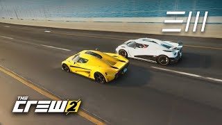 The Crew 2 - Koenigsegg Regera vs Agera R | Which is the Fastest Hypercar from Detroit to Miami?
