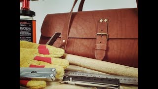 Кожаная сумка для инструмента, своими руками. Leather tool bag. Hand made.