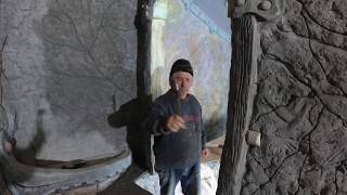 мастер  класс как сделать  полы  под камень  из  цемента арт  бетона  в  подсобном  помещении