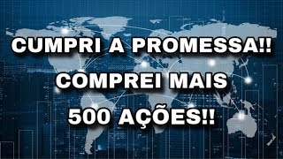 COMPREI MAIS 500 AÇÕES DESSA EMPRESA QUE PROMETE MUITO!! - Adriano Santos