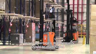 Automated Guided Vehicle system (AGV) with STILL MX-X and FM-X at Miko Pac by Dematic NV