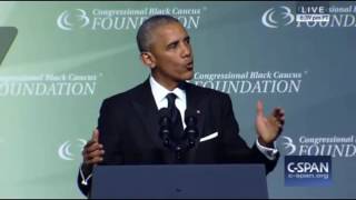 President Obama Congressional Black Caucus FULL Speech 9/17/16