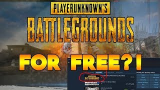 FREE PLAYERUNKNOWN'S BATTLEGROUNDS Steam KEY (BINX.TV)