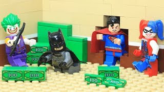 Lego Superhero Superman as Bank Robber