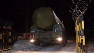 Выход подвижных установок РК «Ярс» на боевое патрулирование в Новосибирской области