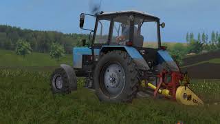 МТЗ 82 с косой КДН-210
