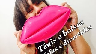 Tênis e Bolsas fofas e divertidas