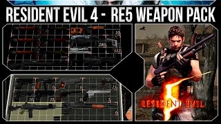 Resident Evil 4 PC - Mods de Armas - Pack Armas do Resident Evil 5