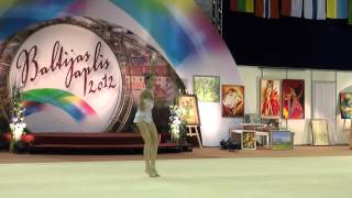 АННА ТРУБНИКОВА МЯЧ ФИНАЛ BALTIJAS APLIS 2012