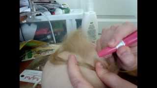 How To Root a Reborn Baby Doll OR как укоренить кукле волосы in Russian