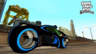 Hidden Tron Bike Location in GTA San Andreas! (Secret Place)