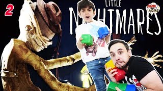 ТАИНСТВЕННЫЙ ГЛАЗ НАБЛЮДАЕТ! Папа Роб и Ярик играют в Little Nightmares! Часть 2