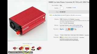Обзор китайского инвертора 12-220V 1000W