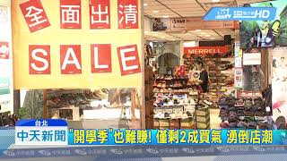 20180903中天新聞　年改衝擊！　皮鞋名街「沅陵街」湧倒店潮