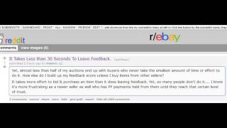 eBay Feedback - How To Get Buyers To Leave You Feedback