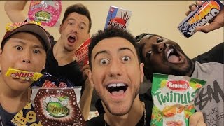 Taste Testing French Snacks With DavidParody ItsYeBoi and DeejDesign! (Team Alboe Food Challenge)