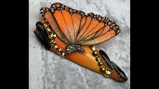 DESIGN ESTREMO PER UNGHIE - FARFALLA 4D - NAIO NAILS
