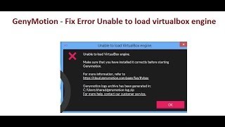GenyMotion- Fix Error "Unable to find virtual devices engine" On Windows 8 (Operating System)