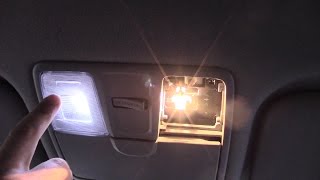 светодиодные лампочки освещения салона kia rio