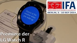 Präsentation & Hands-On der LG Watch R