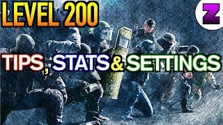 TIPS, STATS, & SETTINGS FROM A LEVEL 200 | Rainbow Six Siege
