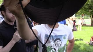 Kinder Morgan protest: Professional disruptors try to shut down Rebel reporter