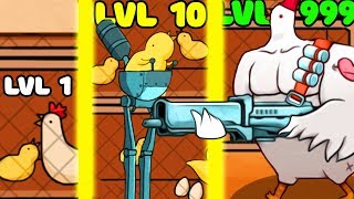 ЭВОЛЮЦИЯ КУРИЦ ПОШЛА НЕ ПО ПЛАНУ В ИГРЕ CHICKEN VS MAN!