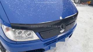 Мухобойка Мерседес Спринтер 901 СДИ / Дефлектор капота Mercedes Sprinter W901 CDI / AOM Tuning