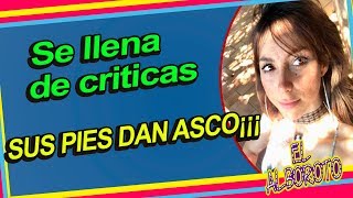 Natalia Tellez envuelta en crltlcas por mostrar sus pies