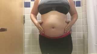 belly inflation Bloat with seltzer