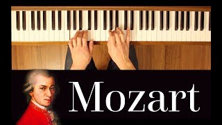 Andante in C Major (Mozart) [Early intermediate Classical Piano Tutorial]
