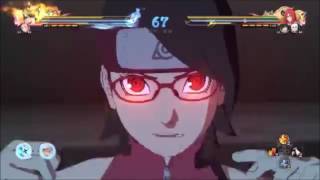 NEW ROAD TO BORUTO GAMEPLAY Of Sarada & Sakura - Naruto Ultimate Ninja Storm 4 Road To Boruto