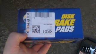 Замена задних тормозных колодок на Daewoo Gentra