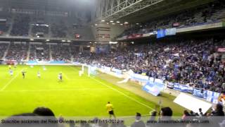 Real Oviedo 1-0 Real Madrid C; (Gol y ambiente)
