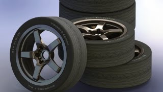 Построить автомобильный диск в SolidWorks