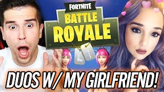 FORTNITE w/ MY GIRLFRIEND!! NEW SKIN!! | Fortnite: Battle Royale (Blitz Game Mode Victory Royale!)