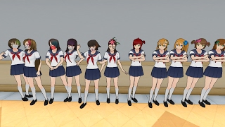 Adding Delinquents and GardeningClubMembers to the School | Pose Mod | Yandere Simulator