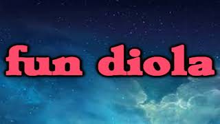 FUN DIOLA DJ BOUDISSE   " badjie jabag "