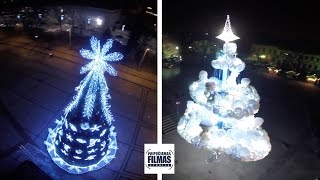 Kalėdinės eglės Vilniuje ir Kaune  (Christmas tree of Vilnius & Kaunas) [Pripučiamas filmas]