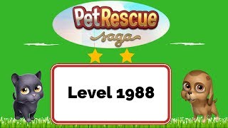 Pet Rescue Saga Level 1988 - No Boosters