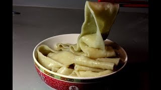 Hand Made chinese wide flat wheat type Noodle